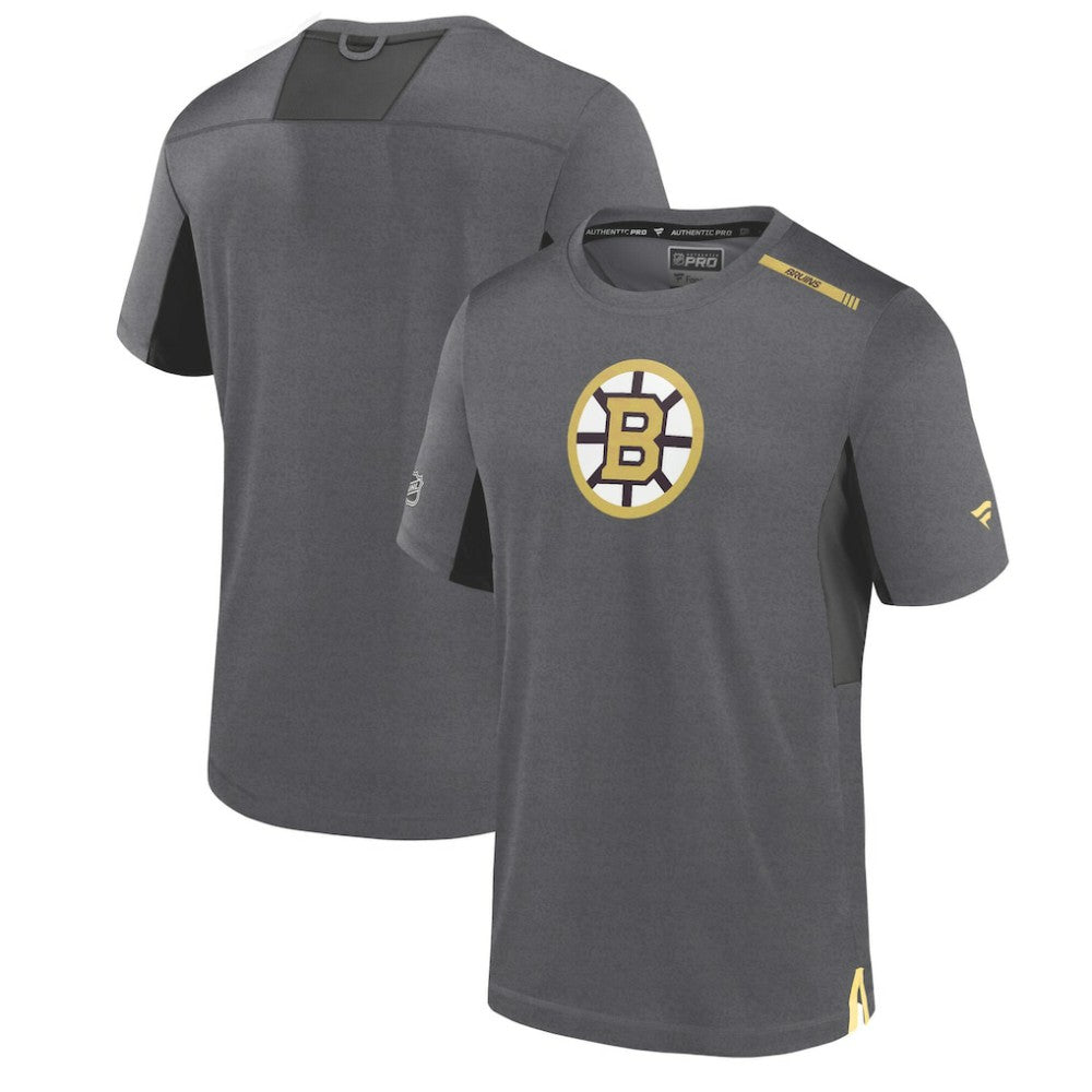 NHL Boston Bruins Fanatics Authentic Pro Performance T-Shirt - Gray