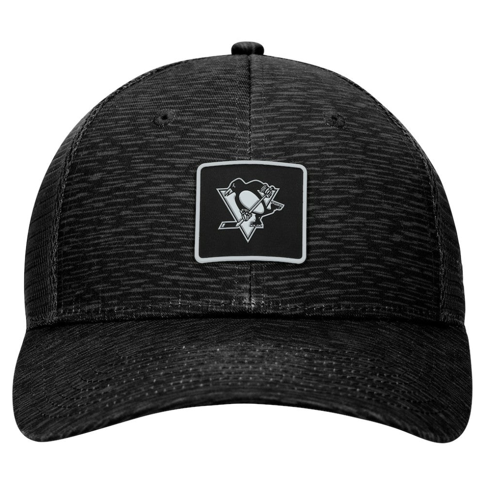 NHL Pittsburgh Penguins Fanatics Women's Authentic Pro Road Trucker Adjustable Hat – Black