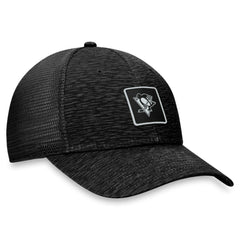 NHL Pittsburgh Penguins Fanatics Women's Authentic Pro Road Trucker Adjustable Hat – Black
