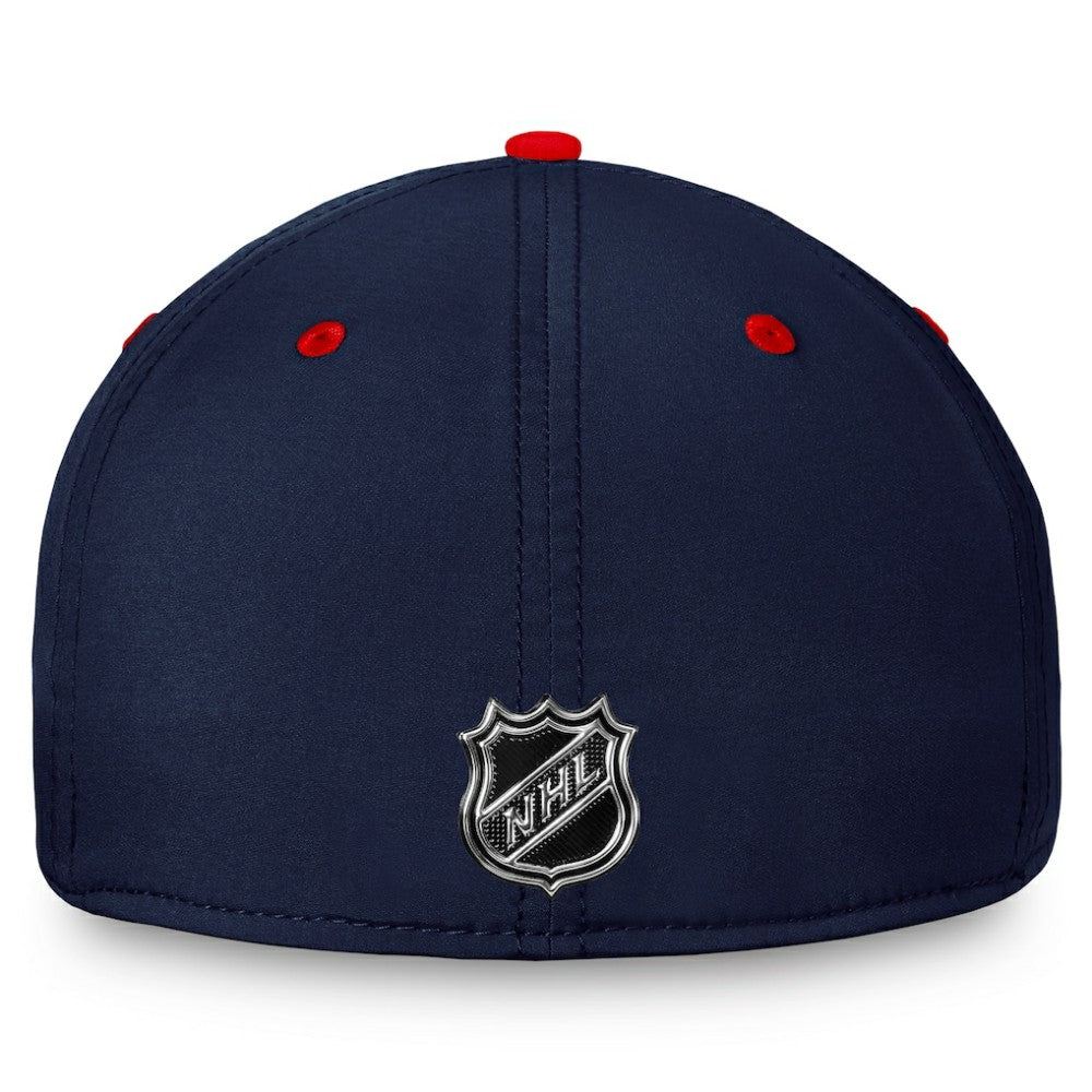 NHL Washington Capitals Fanatics Authentic Pro Rink Two-Tone Flex Hat – Navy/Red
