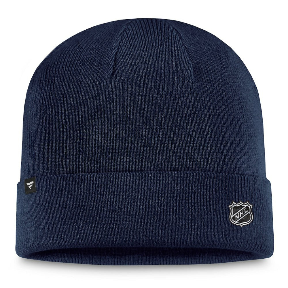 NHL St. Louis Blues Fanatics Authentic Pro Cuffed Knit Hat – Navy