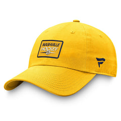 NHL Nashville Predators Fanatics Authentic Pro Prime Adjustable Hat – Gold