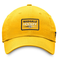 NHL Nashville Predators Fanatics Authentic Pro Prime Adjustable Hat – Gold
