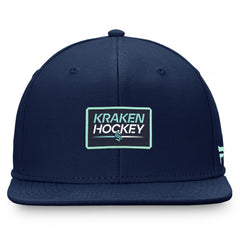 NHL Seattle Kraken Fanatics Authentic Pro Prime Snapback Hat – Deep Sea Blue