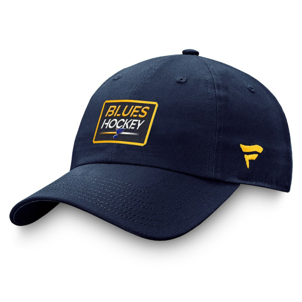 NHL St. Louis Blues Fanatics Authentic Pro Prime Adjustable Hat – Navy