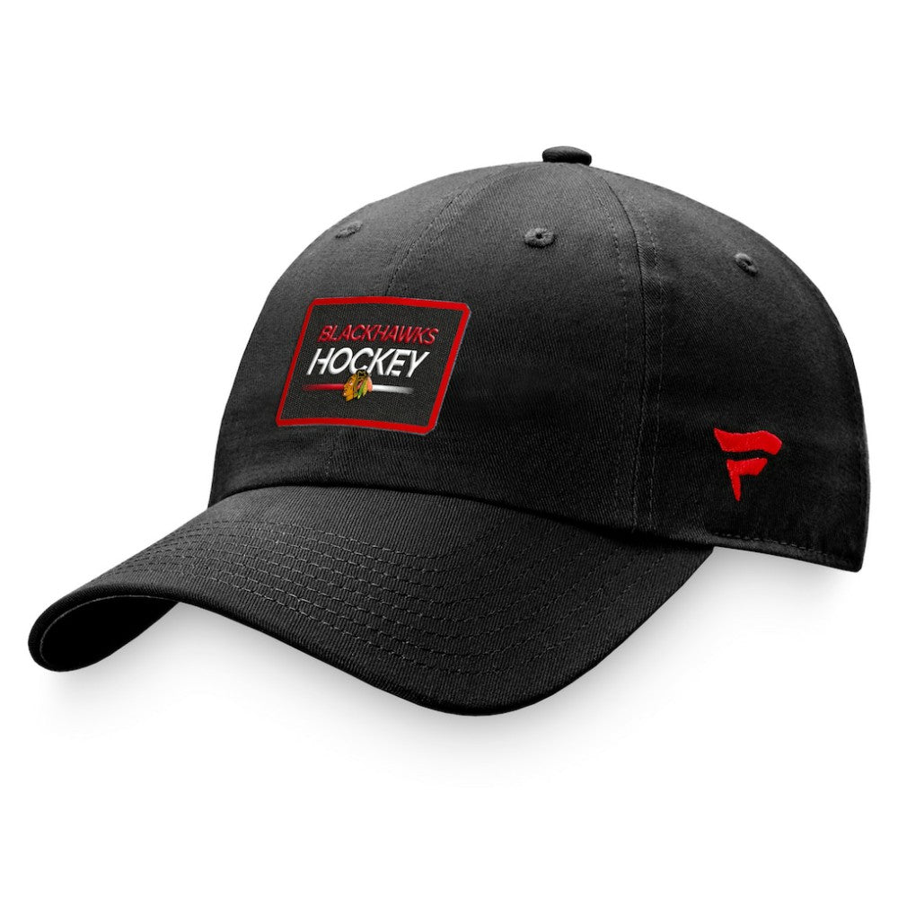 NHL Chicago Blackhawks Fanatics Women's Authentic Pro Rink Adjustable Hat - Black
