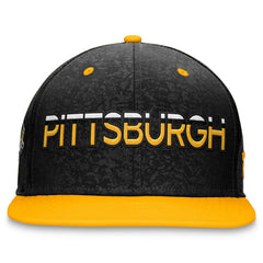 NHL Pittsburgh Penguins Fanatics Authentic Pro Rink Two-Tone Snapback Hat – Black/Gold