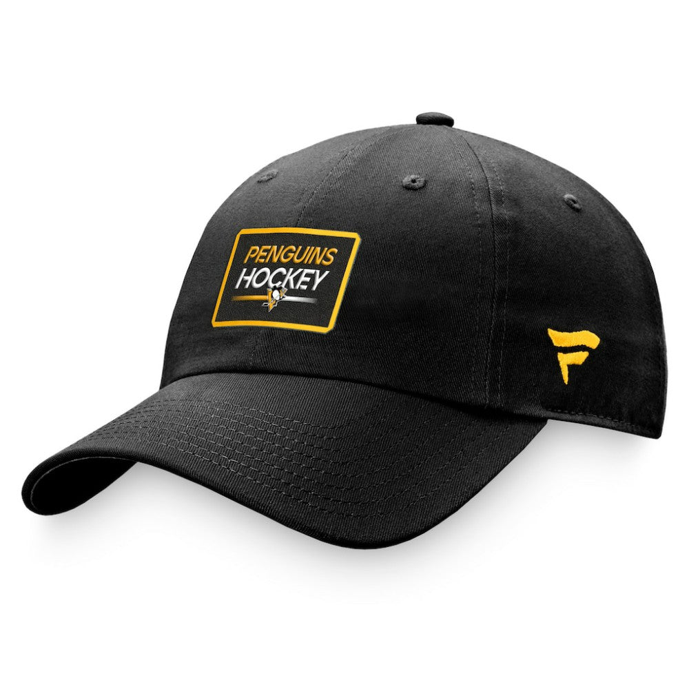 NHL Pittsburgh Penguins Fanatics Women's Authentic Pro Rink Adjustable Hat - Black