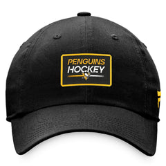 NHL Pittsburgh Penguins Fanatics Women's Authentic Pro Rink Adjustable Hat - Black