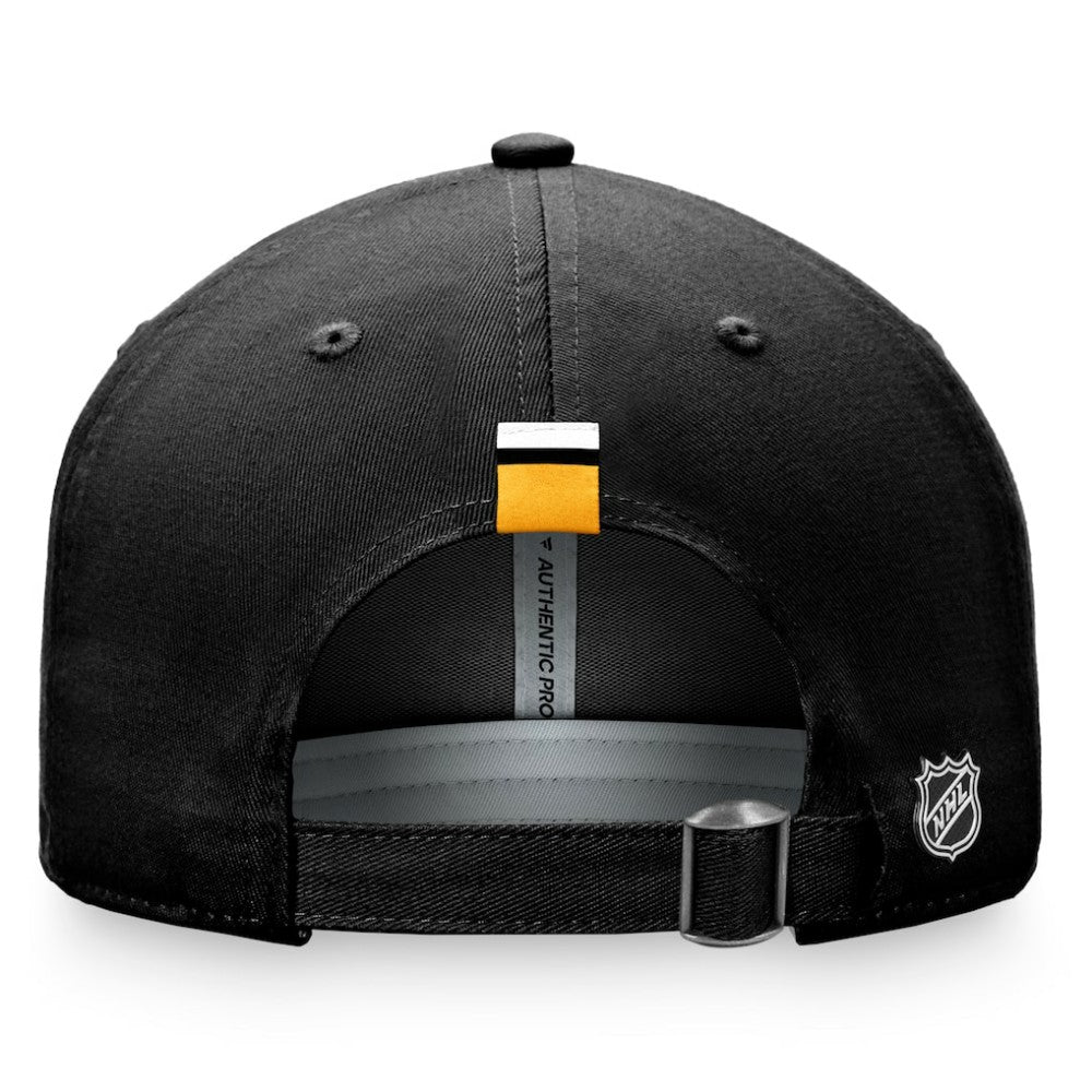 NHL Pittsburgh Penguins Fanatics Women's Authentic Pro Rink Adjustable Hat - Black