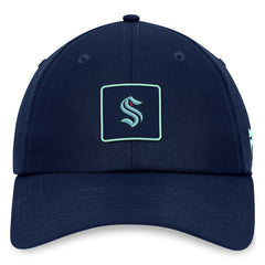 NHL Seattle Kraken Fanatics Authentic Pro Rink Adjustable Hat - Deep Sea Blue