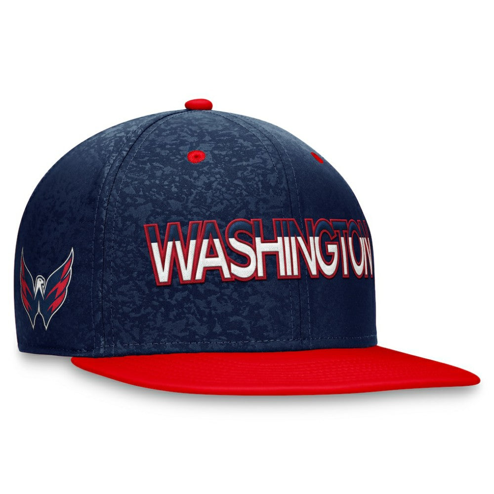 NHL Washington Capitals Fanatics Authentic Pro Rink Two-Tone Snapback Hat – Navy/ Red