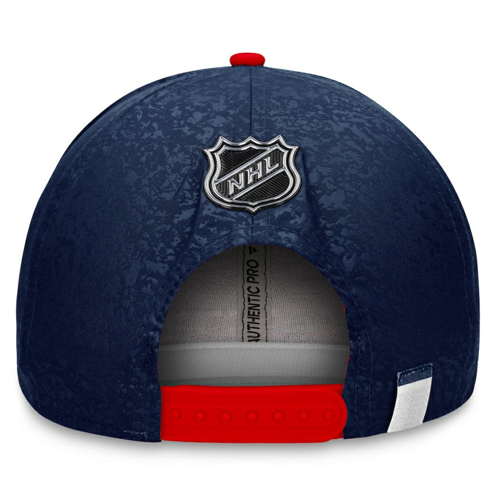 NHL Washington Capitals Fanatics Authentic Pro Rink Two-Tone Snapback Hat – Navy/ Red