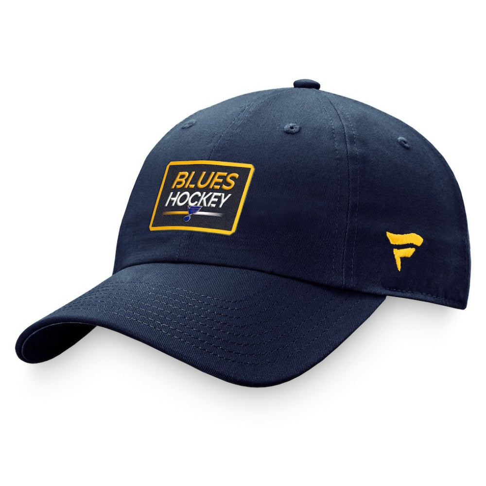 NHL St. Louis Blues Fanatics Women's Authentic Pro Rink Adjustable Hat - Navy