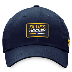 NHL St. Louis Blues Fanatics Women's Authentic Pro Rink Adjustable Hat - Navy