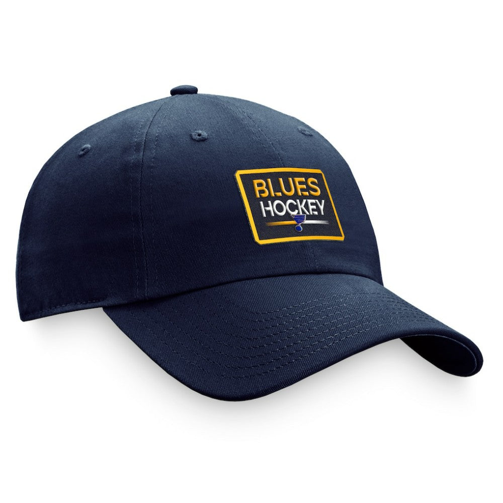 NHL St. Louis Blues Fanatics Women's Authentic Pro Rink Adjustable Hat - Navy