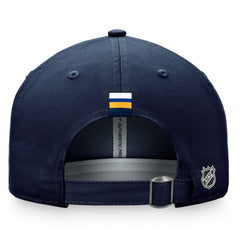 NHL St. Louis Blues Fanatics Women's Authentic Pro Rink Adjustable Hat - Navy
