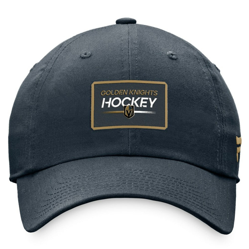 NHL Vegas Golden Knights Fanatics Women's Authentic Pro Rink Adjustable Hat - Charcoal