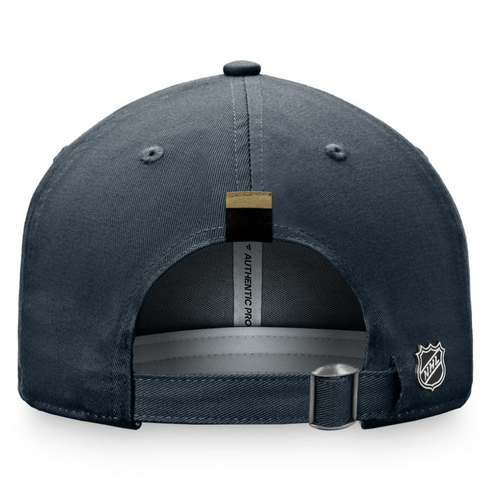 NHL Vegas Golden Knights Fanatics Women's Authentic Pro Rink Adjustable Hat - Charcoal