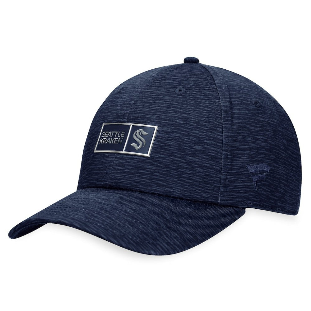 NHL Seattle Kraken Fanatics Authentic Pro Road Adjustable Hat - Deep Sea Blue