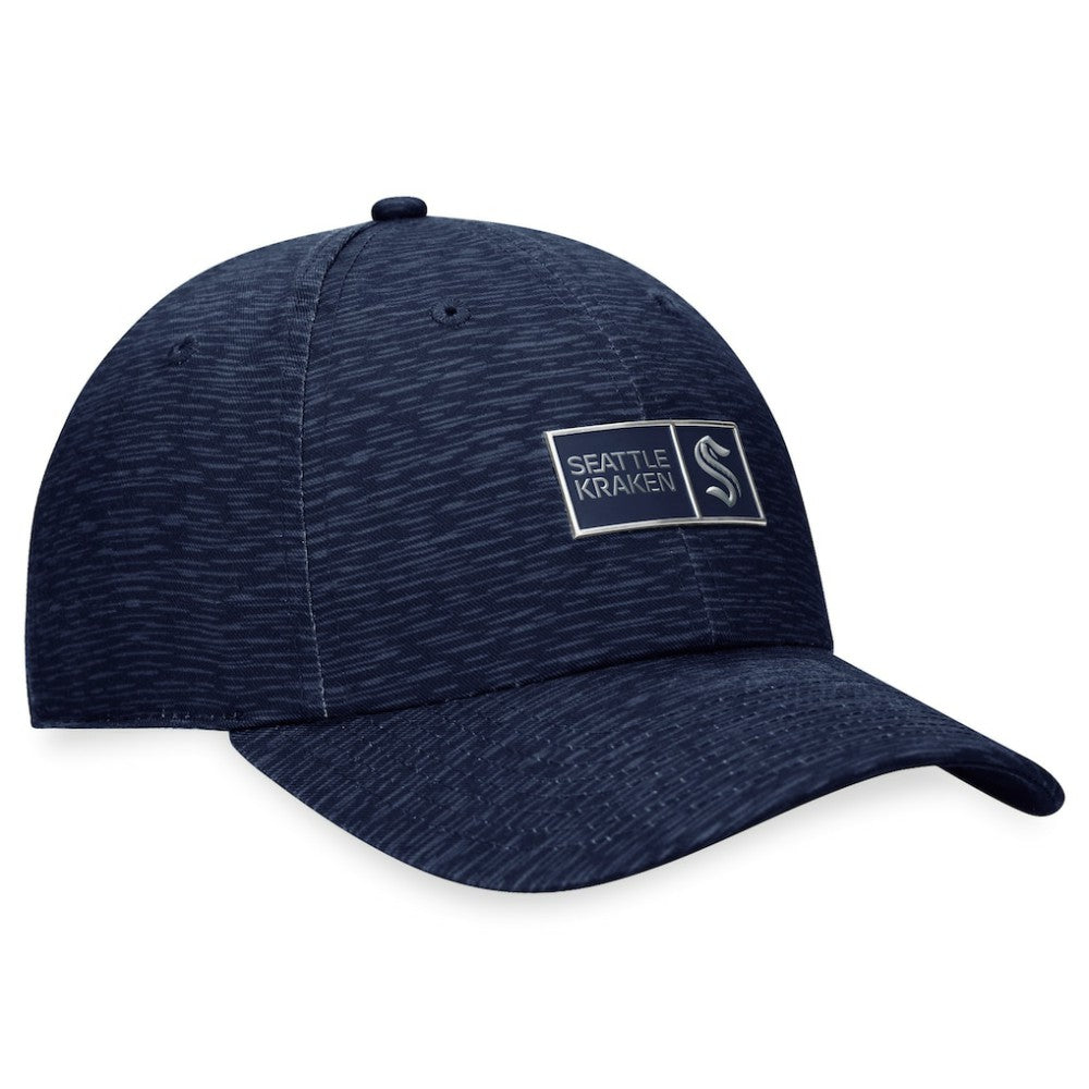 NHL Seattle Kraken Fanatics Authentic Pro Road Adjustable Hat - Deep Sea Blue