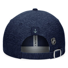 NHL Seattle Kraken Fanatics Authentic Pro Road Adjustable Hat - Deep Sea Blue