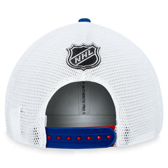 NHL New York Rangers Fanatics Authentic Pro Rink Trucker Adjustable Hat - Red