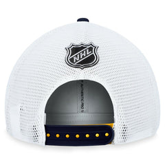 NHL St. Louis Blues Fanatics Authentic Pro Rink Trucker Adjustable Hat - Gold