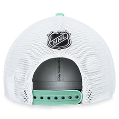 NHL Seattle Kraken Fanatics Authentic Pro Rink Trucker Adjustable Hat - Deep Sea Blue