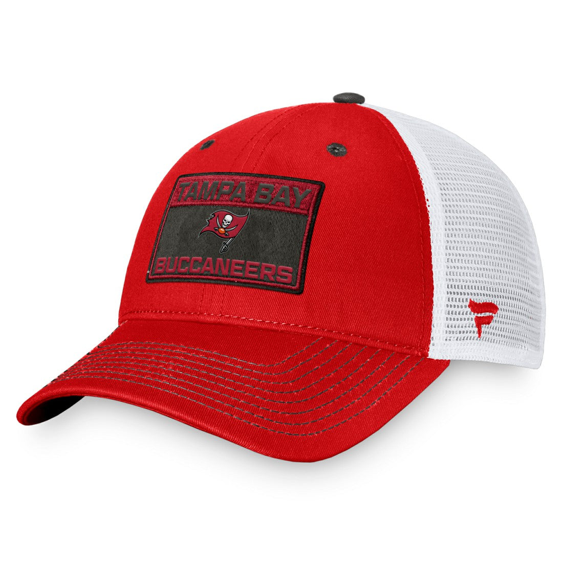 Tampa Bay Buccaneers Fundamentals Trucker Adjustable Hat Red/White