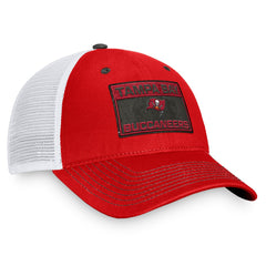 Tampa Bay Buccaneers Fundamentals Trucker Adjustable Hat Red/White
