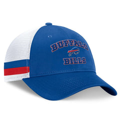 Buffalo Bills Fundamentals Side Stripe Trucker Adjustable Hat Royal/White