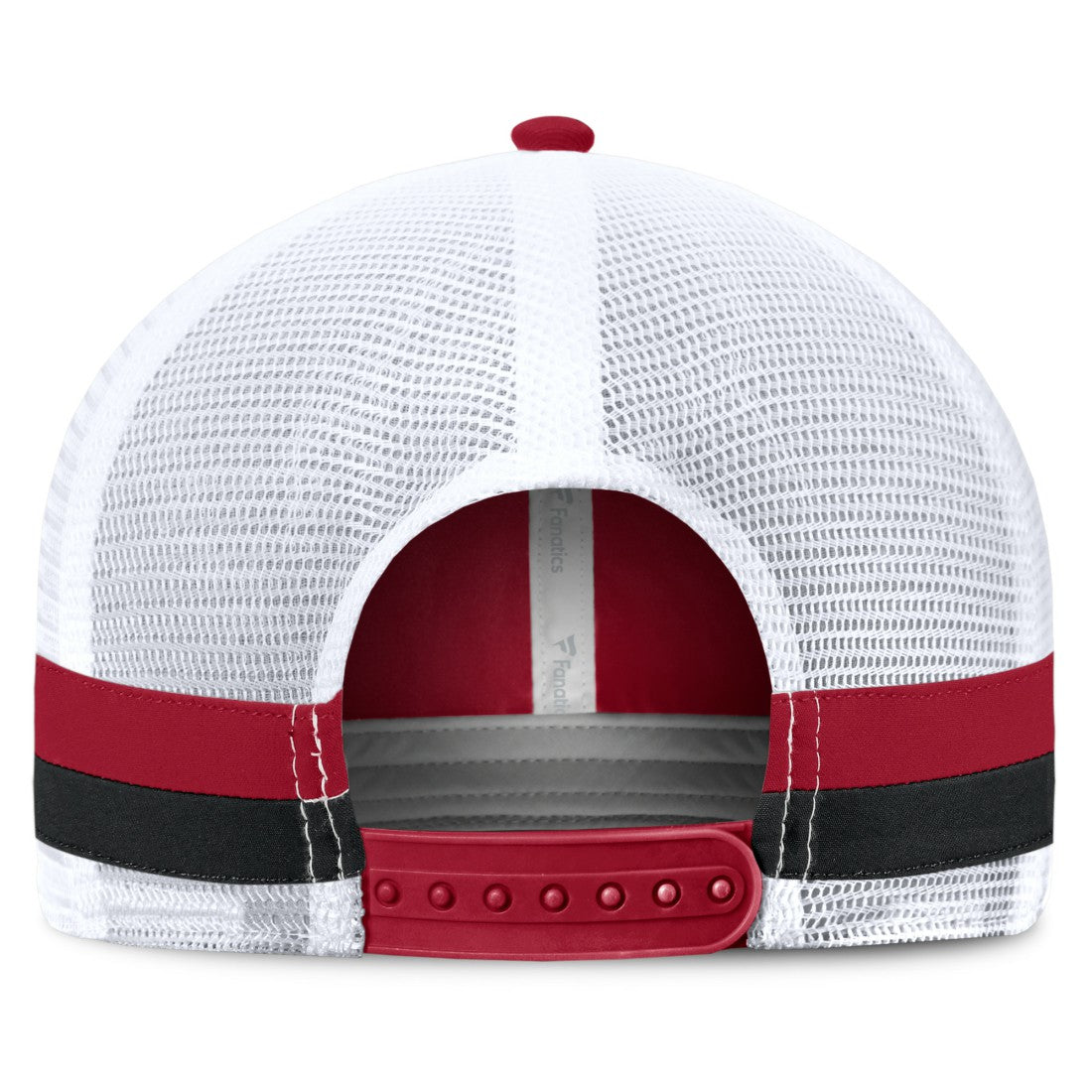 Tampa Bay Buccaneers Fundamentals Side Stripe Trucker Adjustable Hat Red/White