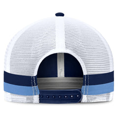 Tennessee Titans Fundamentals Side Stripe Trucker Adjustable Hat Navy/White