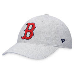 Boston Red Sox Fanatics Logo Adjustable Hat - Heather Gray Hats