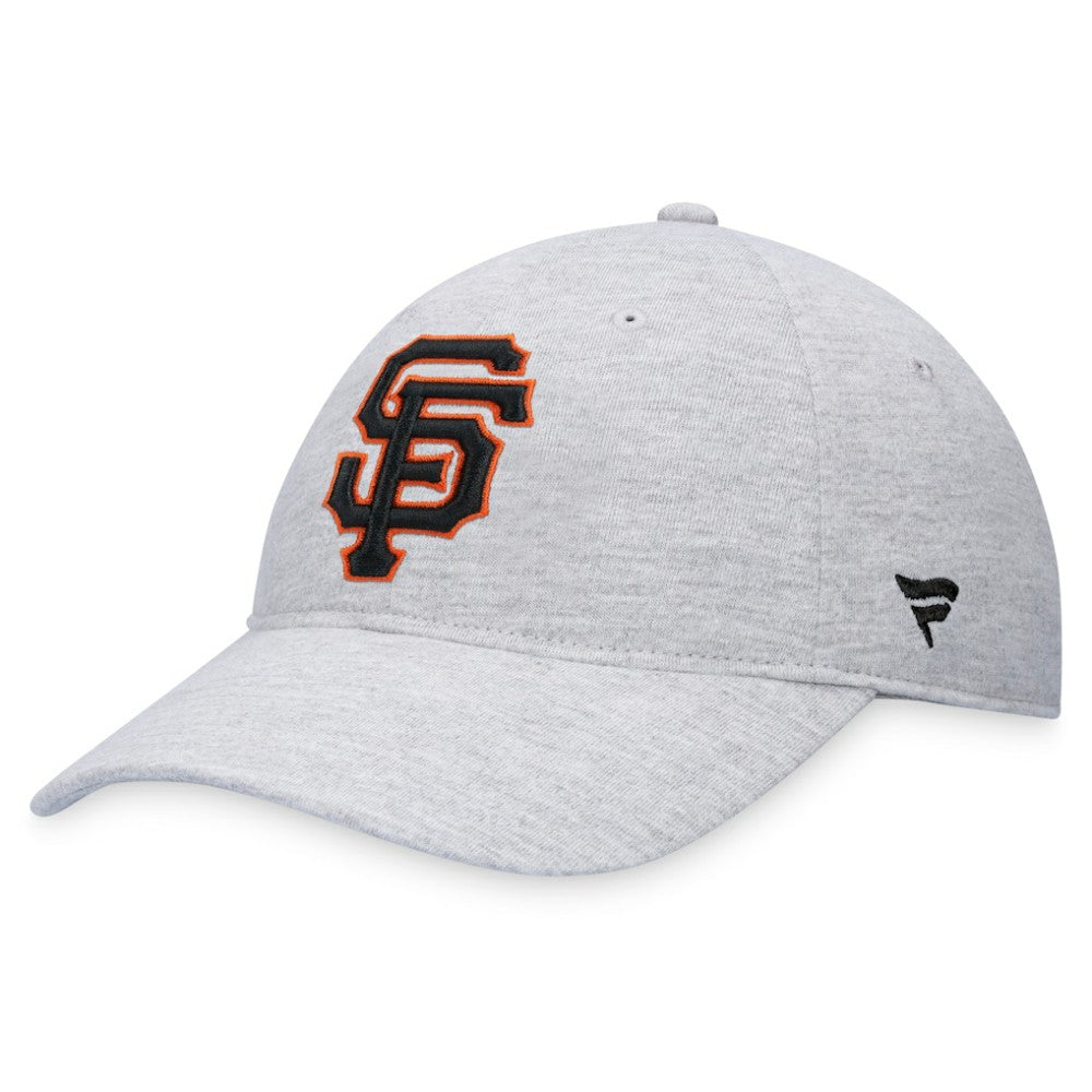San Francisco Giants Fanatics Logo Adjustable Hat - Heather Gray Hats