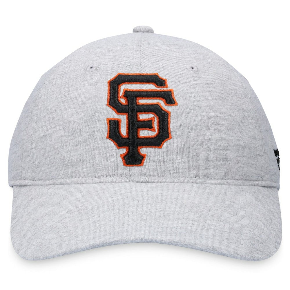 San Francisco Giants Fanatics Logo Adjustable Hat - Heather Gray Hats