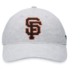 San Francisco Giants Fanatics Logo Adjustable Hat - Heather Gray Hats