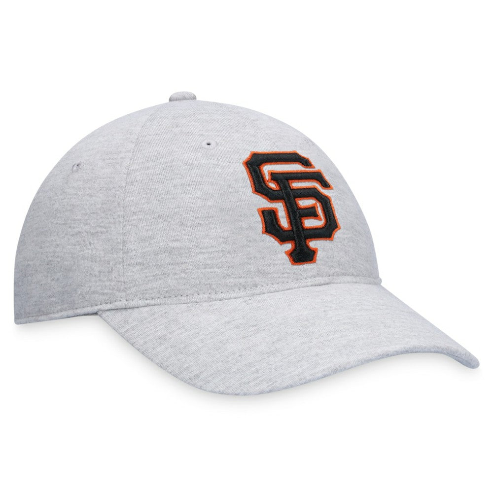 San Francisco Giants Fanatics Logo Adjustable Hat - Heather Gray Hats