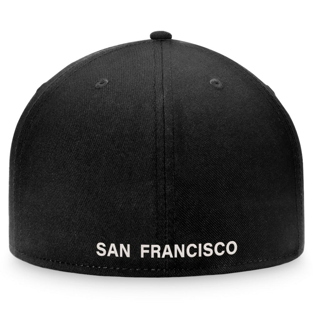 San Francisco Giants Fanatics Gothic Script Fitted Hat - Black Hats