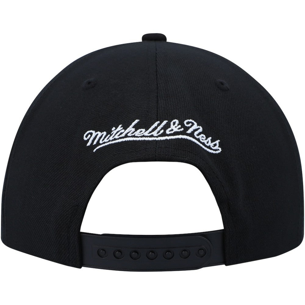 NHL Pittsburgh Penguins Mitchell & Ness Vintage Hat Trick Snapback Hat - Black