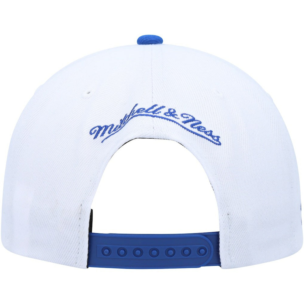 Golden State Warriors Side Core 2.0 Snapback Hat White/Royal