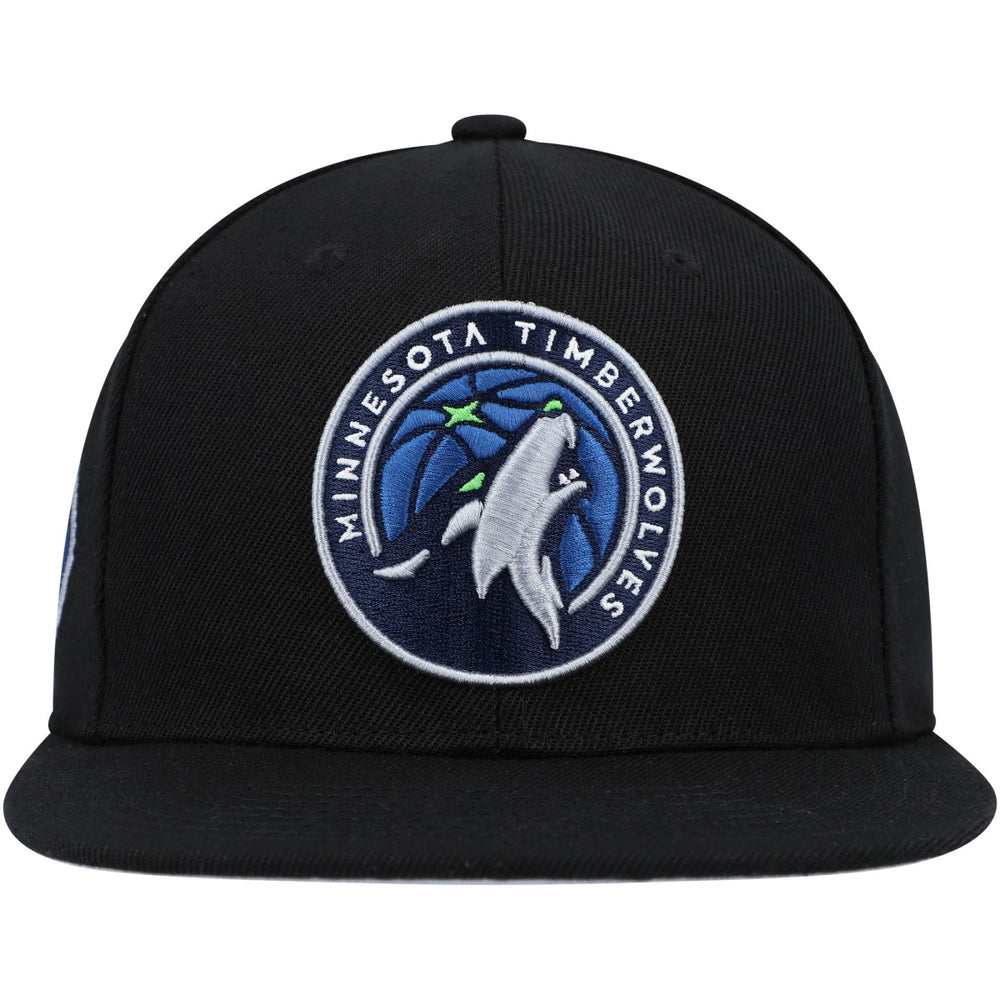 Minnesota Timberwolves Side Core 2.0 Snapback Hat Black