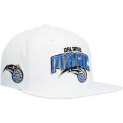 Orlando Magic Side Core 2.0 Snapback Hat White