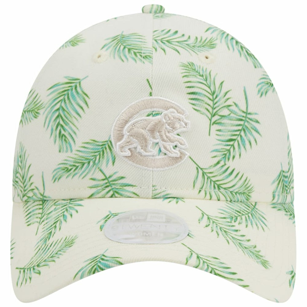 Chicago Cubs New Era Women's Palms 9TWENTY Adjustable Hat - White Hats