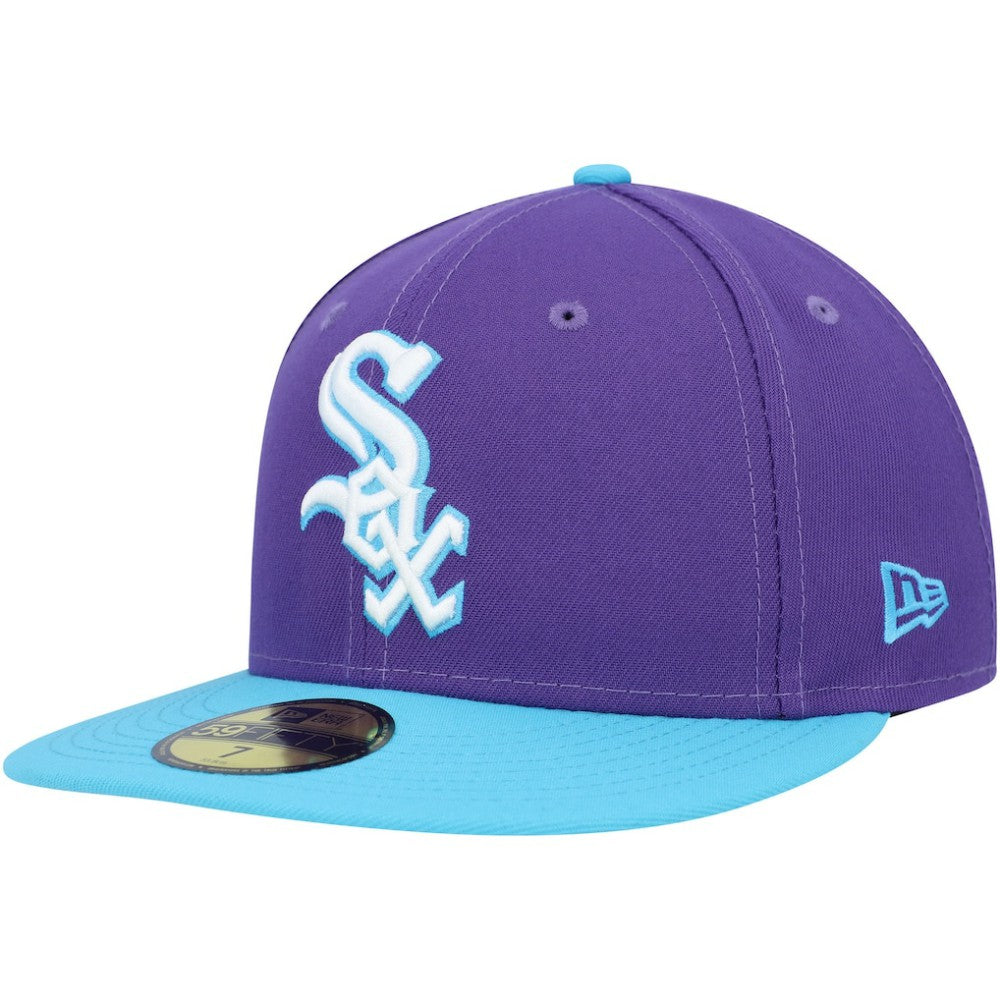 Chicago White Sox New Era Vice 59FIFTY Fitted Hat - Purple Hats