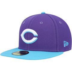 Cincinnati Reds New Era Vice 59FIFTY Fitted Hat - Purple Hats