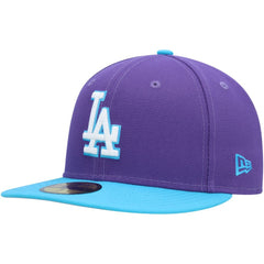 Los Angeles Dodgers New Era Vice 59FIFTY Fitted Hat - Purple Hats