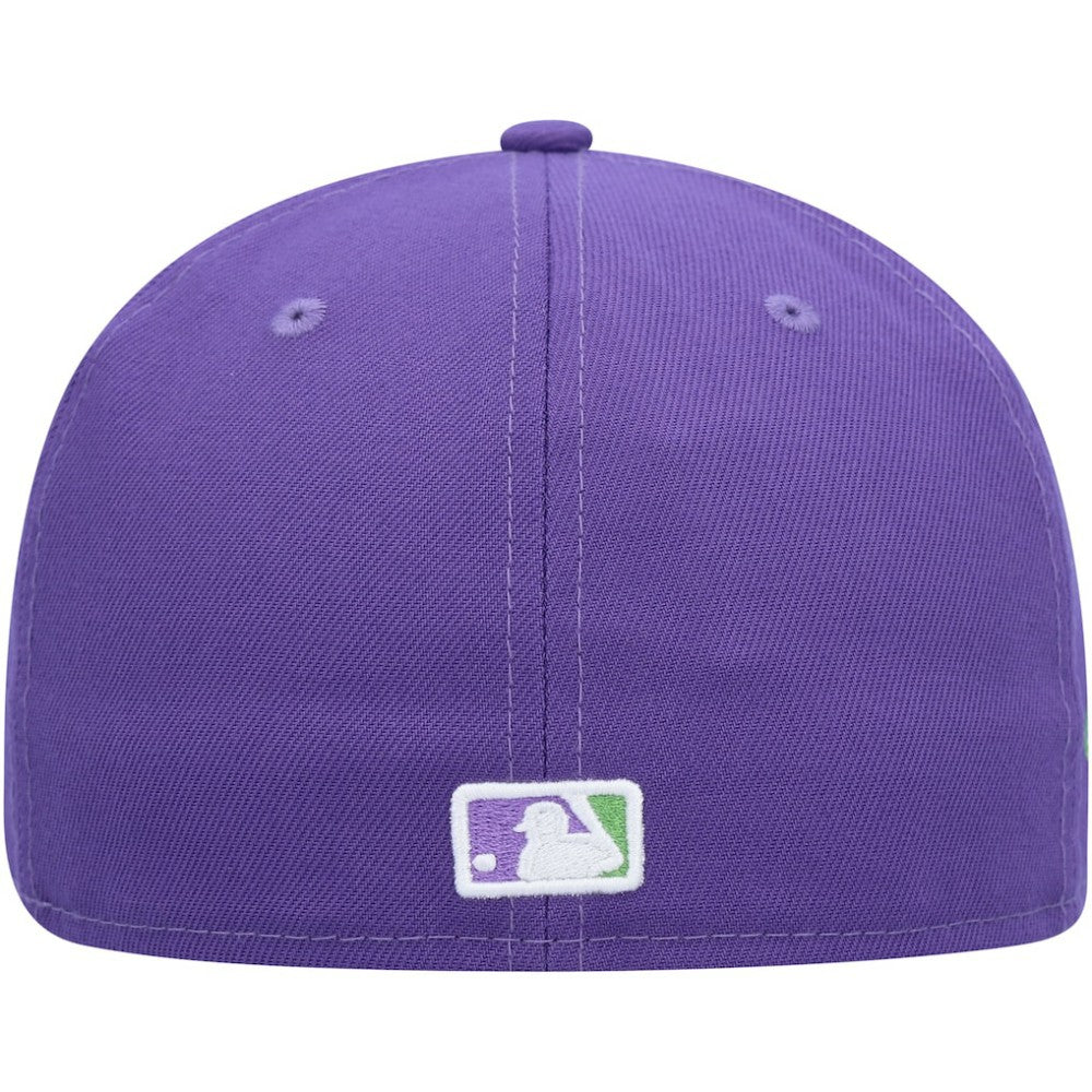 San Francisco Giants New Era Lime Side Patch 59FIFTY Fitted Hat - Purple Hats