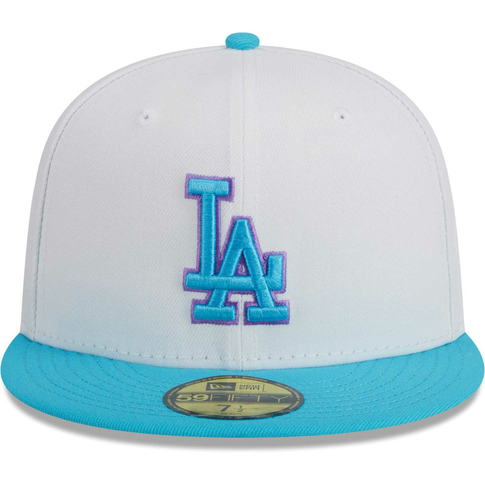 Los Angeles Dodgers New Era  Vice 59FIFTY Fitted Hat - White Hats